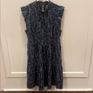 Anthropologie Dark Patterned Dress